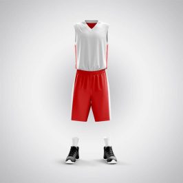 Basketbol Forması Beyaz Kırmızı