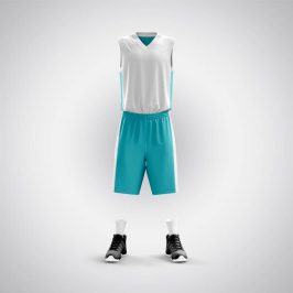Basketbol Forması Beyaz Turkuaz