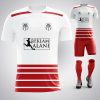Real Beyaz-Kırmızı Dijital Halı Saha Forma