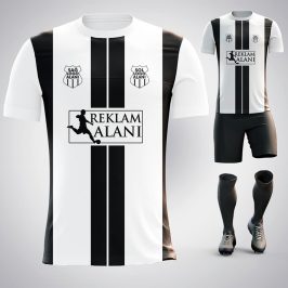 Juventus Siyah-Beyaz Dijital Halı Saha Forma