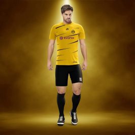 Borussia-Dortmunt Away Dijital Halı Saha Forma