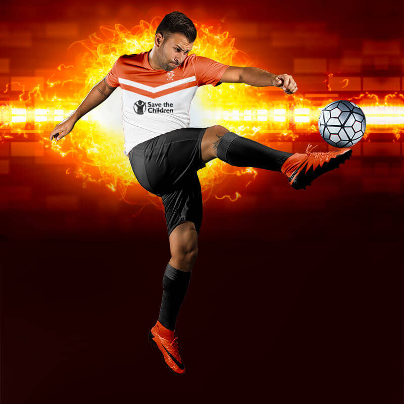 Victory Beyaz-Turuncu Dijital Halı Saha Forma 2 Victory Beyaz-Turuncu Dijital Halı Saha Forma