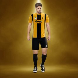 Juventus Sarı-Siyah Dijital Halı Saha Forma