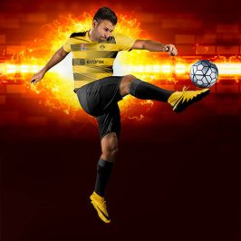 Dortmund Sarı-Siyah Dijital Halı Saha Forma