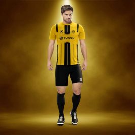 BVB Sarı-Siyah Dijital Halı Saha Forma