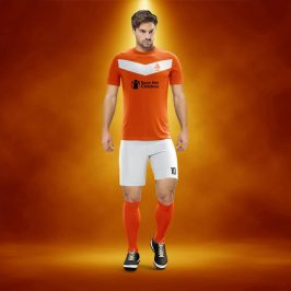 Hawk Turuncu-Beyaz Dijital Halı Saha Forma