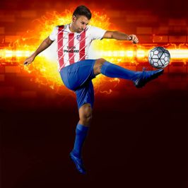 Atletico Madrid Kırmızı Dijital Halı Saha Forma