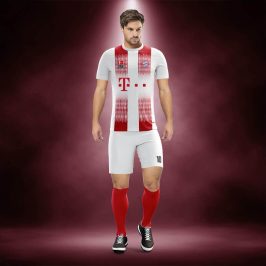 Bayern Munih Kırmızı Dijital Halı Saha Forma