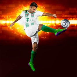 Bayern Munih Yeşil Dijital Halı Saha Forma