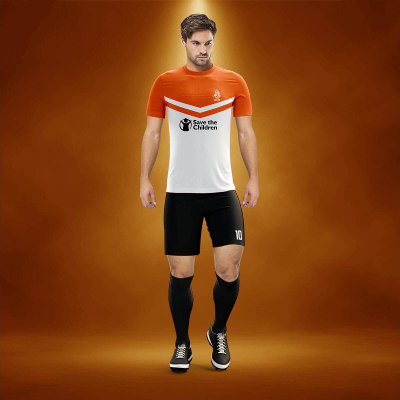 Victory Beyaz-Turuncu Dijital Halı Saha Forma 3 Victory Beyaz-Turuncu Dijital Halı Saha Forma