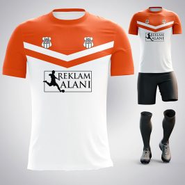 Victory Beyaz-Turuncu Dijital Halı Saha Forma