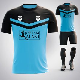 Victory Turkuaz-Siyah Dijital Halı Saha Forma