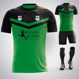 Victory Yeşil-Siyah Dijital Halı Saha Forma