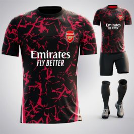Arsenal Black 2024 - 2025 Halı Saha Forma